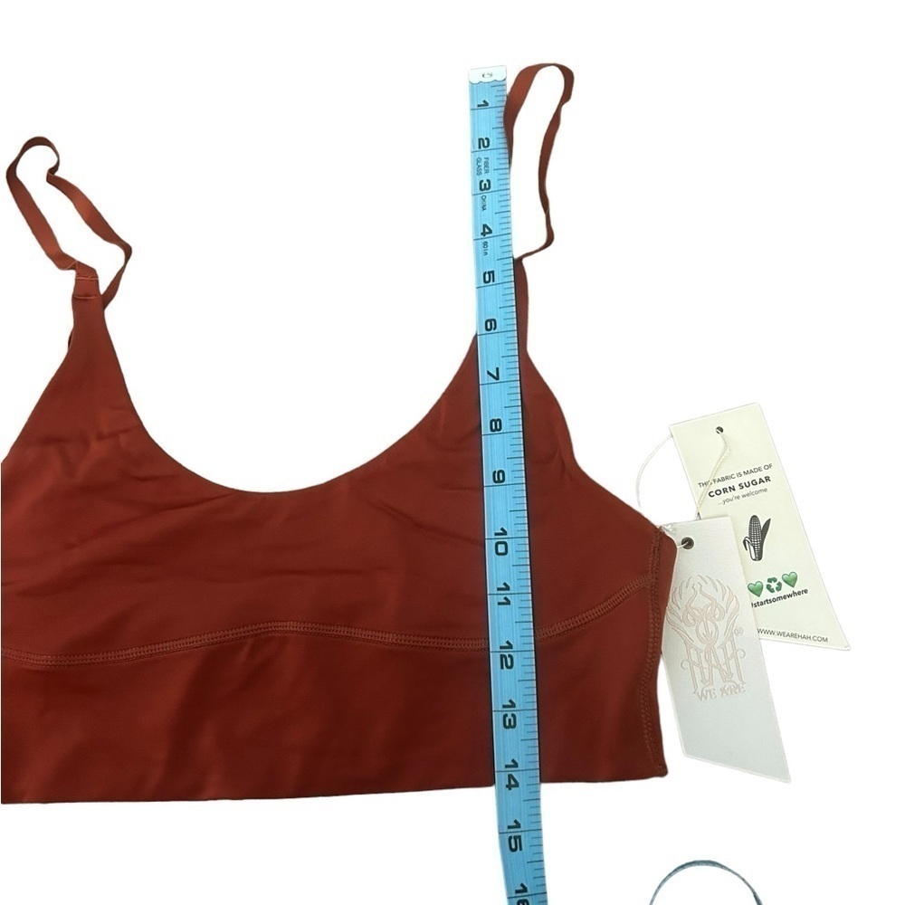 We are HAH | Free People Scoop Neck Cami BrHAH Bralette Bronze Size Large NWT - Picture 12 of 12